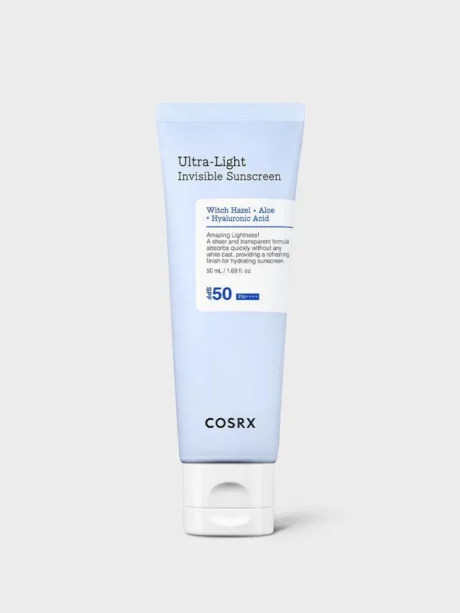 COSRX Ultra-Light Invisible Sunscreen 50SPF – Super λεπτόρρευστο ενυδατικό αντιηλιακό με υψηλή προστασία